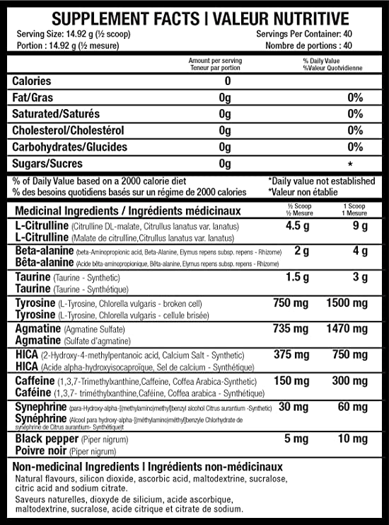 Superset Beyond Yourself Pre Workout Kahma Suppliments Edmonton